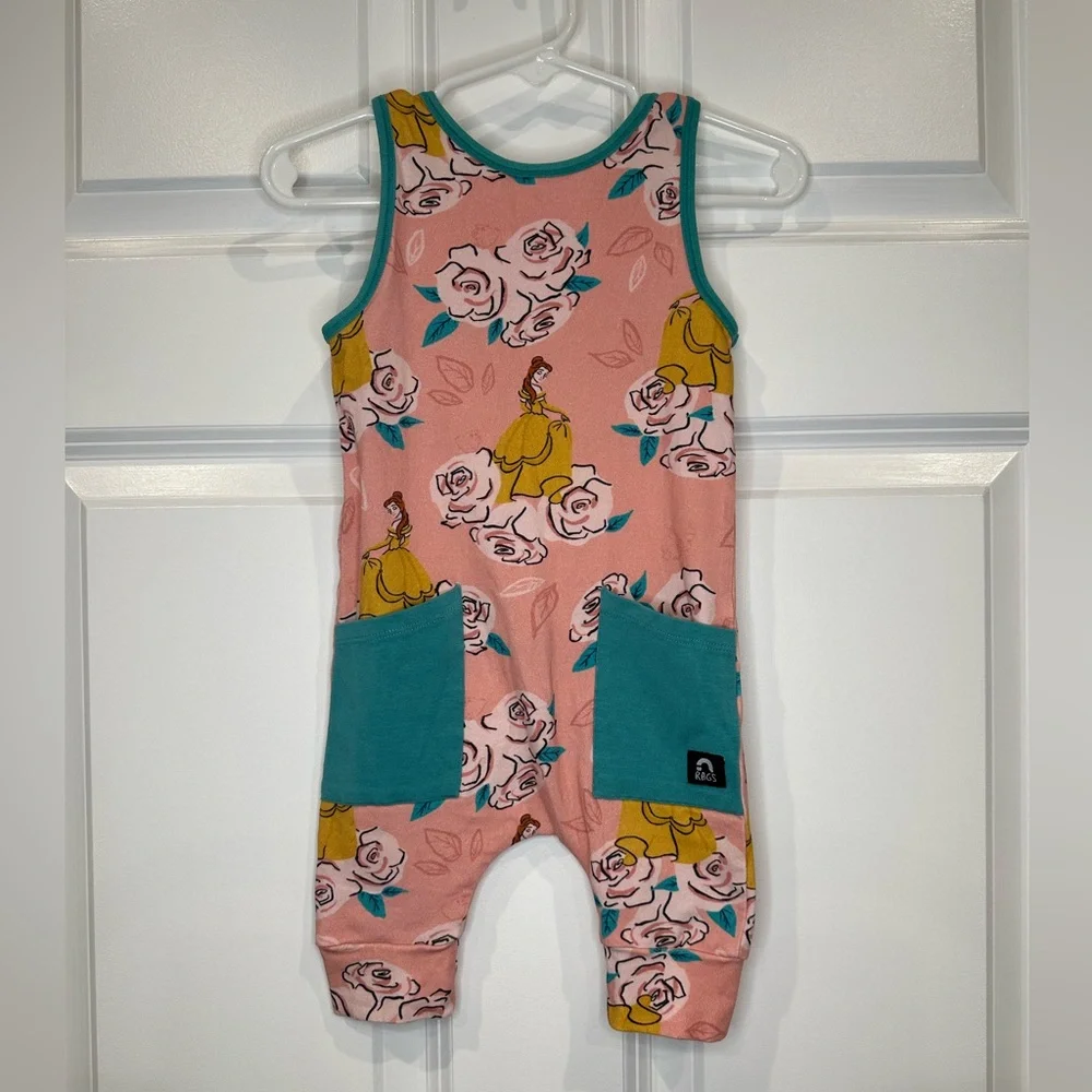 Rags‎ Romper Disney Princess Belle Size 6-12 months